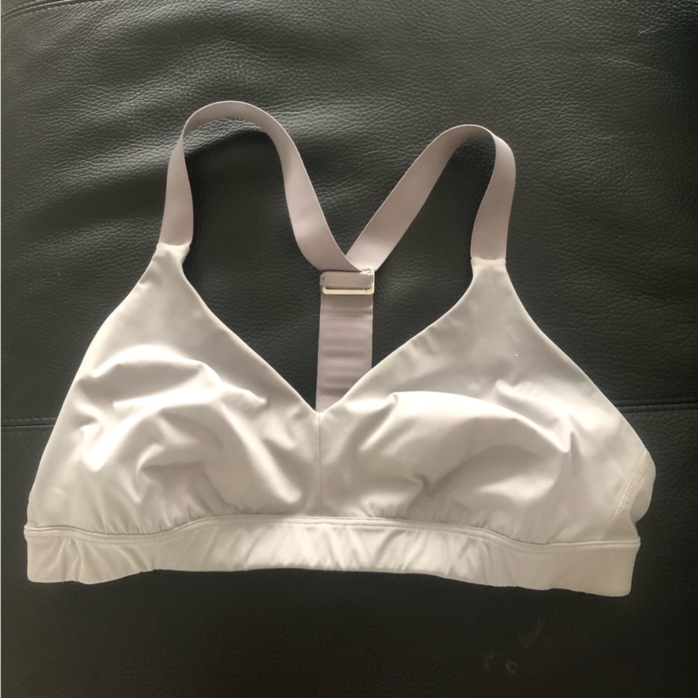 Athleta sports bra, size large, gray
